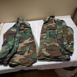Two Camouflage Combat Jackets