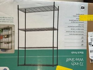72 Black NSF Wire Shelf