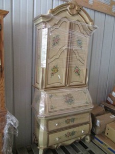 Vintage light tone Secretary Desk A...