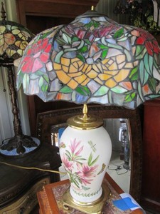 Lily Flowered Azalea and brass tone...