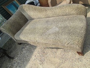 Cheetah style print velour feel Cha...