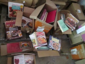 (6) boxes of recipes, cookbooks and...