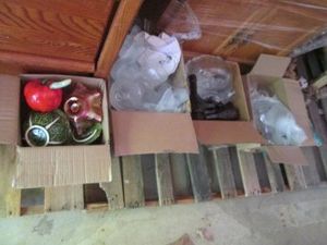 (4) Boxes of Vintage glassware incl...