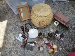 Alaskan Arctic Bird decor, wicker b...
