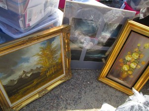 Vintage Robert Cox oil painting, Vi...