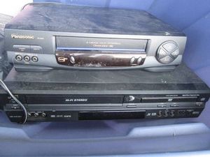 Panasonic VHS player plus JVC VHSD...