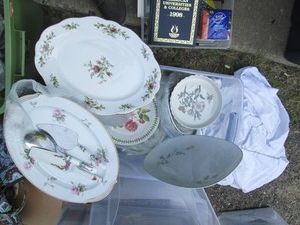 Collection of assorted fine China b...