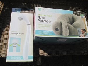 New massage wand and memory foam ne...