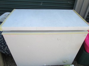 Sears white Household chest freezer...