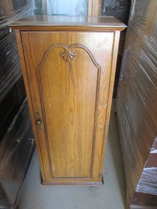 Vintage cedar Cabinet with brass to...