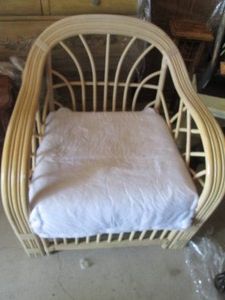 Wicker style oversized patio chair ...