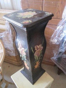 Hand painted column style plant sta...