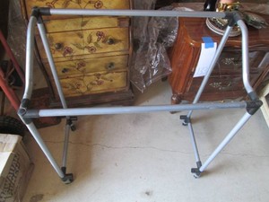 Rolling garment rack...