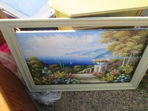 Mediterranean Seaside view garden p...