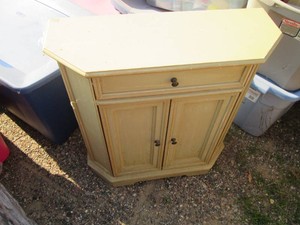 Shabby Chic style entry console cab...