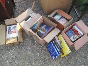 (5) Boxes of assorted books and oth...