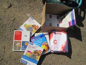 copy paper and glossy photo paper v...