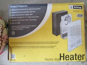 King Electric wall heater in origin...