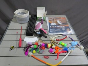 Mixed Lot of Cat Toys and Accessories