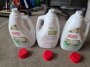 3 Piece Lot of Natures Miracle Cat Urine Destroyer Plus 128-oz - Unopened
