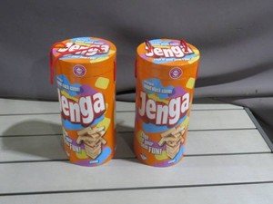 Lot of 2 Jenga Wood Block Game