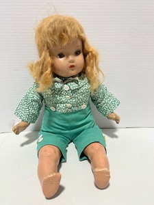 Antique Composition Sleepy Eye Doll 18
