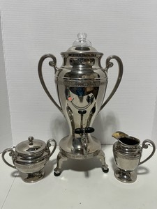 Universal Art Deco Eclectic Coffee Percolator Set Works