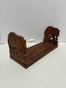 Vintage Extendable Elephant Book Shelf