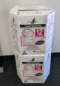 Airhawk Turbine Ventilator 12-in Set of 2