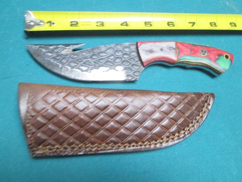 Hand crafted Damascus style knife...
