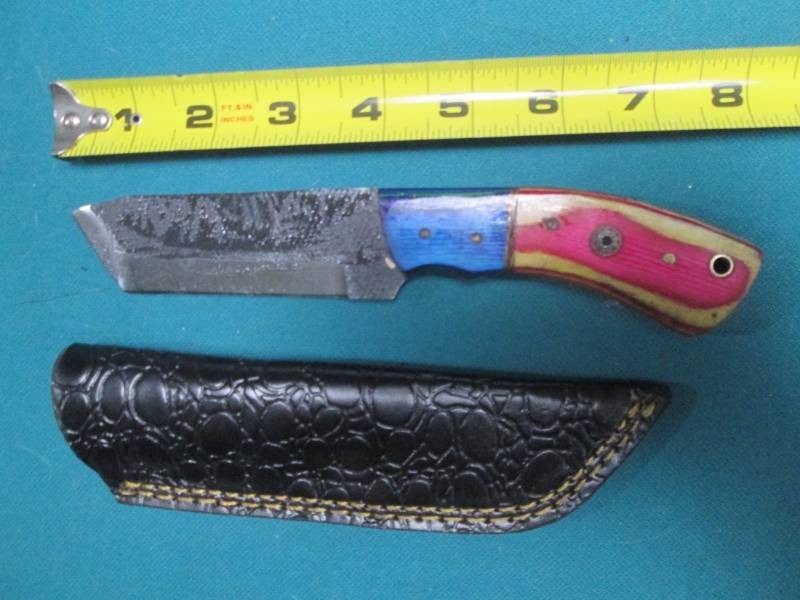 Hand crafted Damascus style knife...