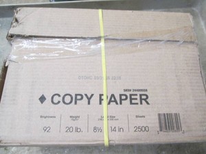 2500 Sheets 8.5 x 14 copy paper