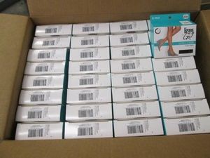64 Pairs Coffee colored knee high Leggs to go