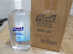 4 33.8 OZ Purell hand sanitizer