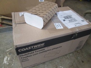 16 Packs of white multifold towels