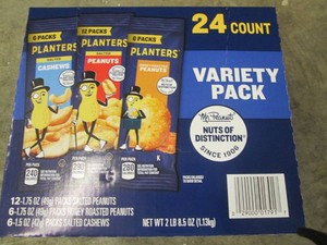 24 1.75 Oz Planters peanut variety pack