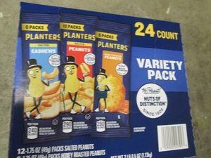 24 1.75 Oz Planters peanut variety pack