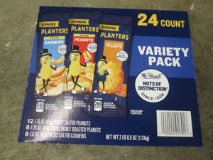 24 1.75 Oz Planters peanut variety pack
