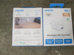 2 Anker USB C Fast chargers