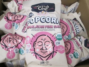 18 Bags Lesser Evil Himalayan pink salt popcorn