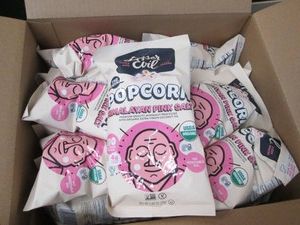 18 Bags Lesser Evil Himalayan pink salt popcorn