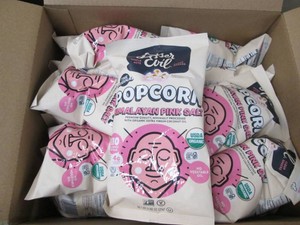 18 Bags Lesser Evil Himalayan pink salt popcorn