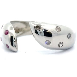 Natural Ruby & Diamond Open Serpent Ring VIDEO