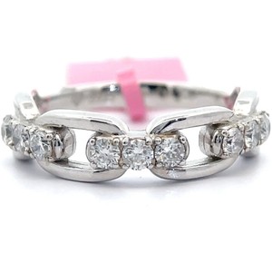 0.50 Carat Diamond Open Chain Link Ring VIDEO