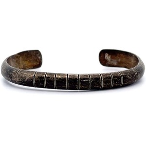 Rustic Textured Open Bangle Cuff Bracelet VIDEO