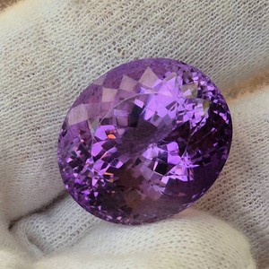 43.62 Carat Natural Amethyst Oval Cut Gemstone Retail $2,181 VIDEO