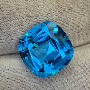 22.47 Carat Natural Blue Topaz Pear Cut Gemstone Retail $1,124 VIDEO