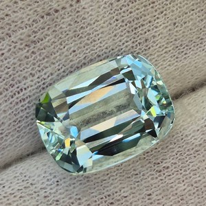 10.05 Carat Natural Aquamarine Cushion Cut Loose Gemstone Retail $10,050 VIDEO