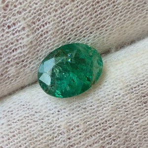 1.30 Carat Natural Emerald Oval Cut Loose Gemstone Retail $1,300 VIDEO