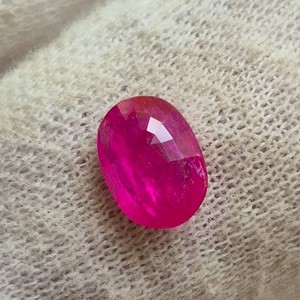 1.37 Carat Natural Ruby Oval Cut Loose Gemstone Retail $2,740